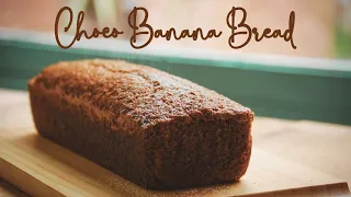 SUPER MOIST BANANA CHOCOLATE LOAF| CHOCOLATE BANANA BREAD RECIPE