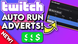 ✔️ How to Automate Twitch Adverts! *NEW FEATURE* (Ads Manager)