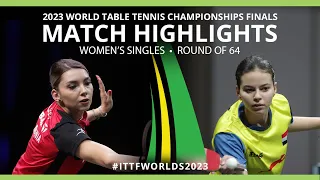 Bernadette Szocs vs Mariam Alhodaby  | WS R64 | 2023 ITTF World Table Tennis Championships Finals