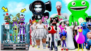 ANIMATRONICS PODE SALVAR OS ANIMATRONICS NO PARKOUR DOS VILOES? | GTA V Five Nights at Freddy's