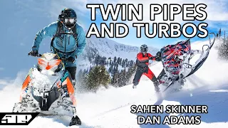 Day in The Life of A Full Time Snowmobile Guide and MOD SLEDS! - Sahen Skinner and Dan Adams