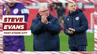 Steve Evans' reaction | Stoke City 3-1 Stevenage