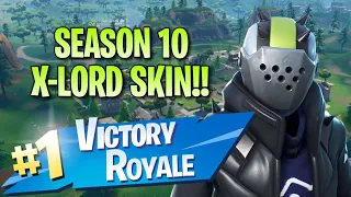 Season X "X-Lord" Skin!! 15 Elims!! - Fortnite: Battle Royale Gameplay