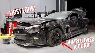 Rebuilding a CRASHED Mustang GT!