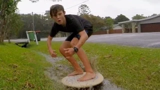 Urban Grass Surfing - GoPro Hero 4 Black 120fps