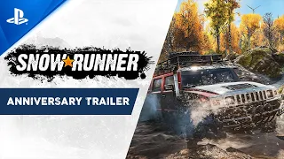 SnowRunner - Anniversary Trailer | PS4