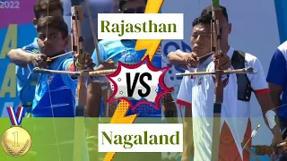 Rajasthan vs Nagaland | Team Match for Bronze madel | Indian round match #youtubevideo