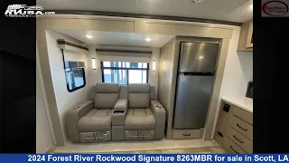 Eye-catching 2024 Forest River Rockwood Signature Travel Trailer RV For Sale in Scott, LA