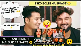 Pakistan Reaction Channel Roast Part-2 | Pakistani GirlsFake😏Reaction Roast Twibro| Malik Reaction |