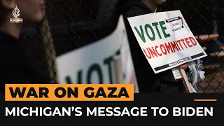 Voters in a key US state just sent Biden a message on Gaza | Al Jazeera Newsfeed