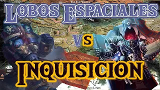 Lobos Espaciales vs Inquisición Primera Guerra por Armageddon Warhammer 40000