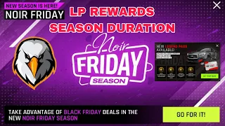 Asphalt 9 - NOIR FRIDAY SEASON - NOIR FRIDAY SEASON REWARDS AND DURATION - NOIR FRIDAY EPISODES