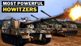 World's Most Powerful Howitzers 2024 -  Self Propelled Howitzers in Action