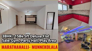 Marathahalli 3BHK Apartment For Sale Semi Furnished Bangalore East