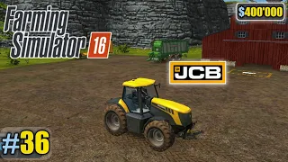 Fs 16 jcb tractor, Buy $400'000  ( Part- 36 ) | Fs16 Timelapse | Fs16 Gameplay |