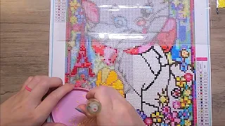 Diamond Painting Time Lapse | Marie From The Aristocats