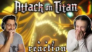 Attack on Titan 4x5 REACTION! | "Declaration of War"
