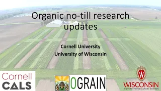 Organic No Till Research Update r