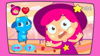 Oh tidak! Plum terjebak dalam GAME VIDEO! - Penyihir & Kartun Ajaib untuk Anak-Anak