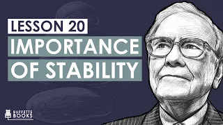 20. Warren Buffett's 3rd rule - A stock must be stable and understandable