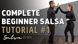 Complete Beginner Salsa Tutorial - Learn Salsa Dancing With A Partner - Demetrio & Nicole