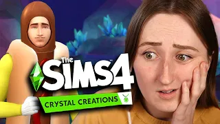 i tried getting rich from just *crystals* in the sims