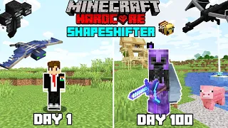 I Survived 100 Days in Minecraft Hardcore as a Shapeshifter(hindi)