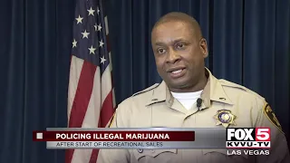 Las Vegas police crack down on black market pot sales