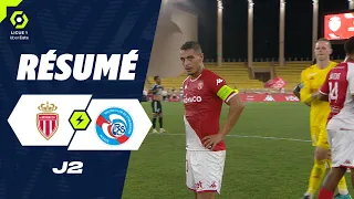 AS MONACO - RC STRASBOURG ALSACE (3 - 0) - Résumé - (ASM - RCSA) / 2023-2024