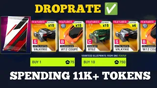 Asphalt 9 Around the World Part 2 Packs Drop Rate | Valykrie W12 Couple Brabham BT62 Packs