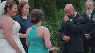 Bride's Daughter Hands Adoption Papers to Groom at the Altar | Emotional Wedding in Lancaster, PA