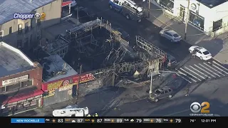 FDNY: Massive Fire At Brooklyn Tire Shop Under Investigation