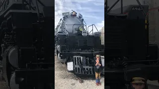 Admiring the 4006 Union Pacific Big Boy @nationalmuseumoftransporta4011