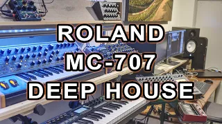 Roland MC-707 // Deep house project