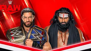 Full Match - Roman reigns Vs. Veer Mahaan : Universal Championship WWE Raw 2023