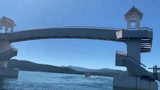 Lake Coeur d'Alene & Spokane River summer boat day. Lake Coeur d'Alene, Idaho