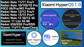 HyperOS India Q2/Redmi Note 10/10S/10 Pro/Max/11/11 Pro/+/12/12 Pro/11i/11i Hyper/MIUI 14/Gallery