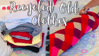 DIY | How to Recycle Old Clothes | Hotdog Pillow Tutorial