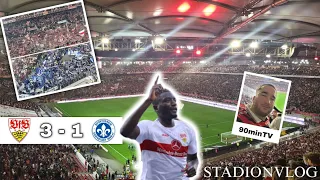 SERHOU GUIRASIERT WEITER🔥 VFB NACH RÜCKSTAND 3 TORE | VfB Stuttgart vs SV Darmstadt 98 | Stadionvlog
