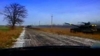 Война на Украине Колонна танков ВСУ   Column of tanks the Armed Forces Ukraine