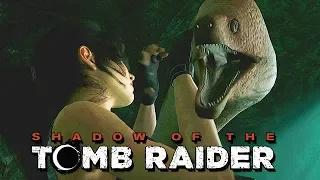 Shadow of the Tomb Raider Gameplay German - Monster in der Tiefe