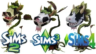 ♦ Sims 2 vs Sims 3 vs Sims 4 : CowPlants