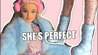 UMMM.. This is the BEST Barbie doll?! NEW BARBIE EXTRA FLY WINTER DOLL REVIEW AND UNBOXING!