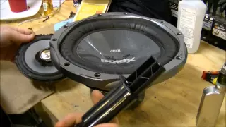 Cracked Subwoofer Repair