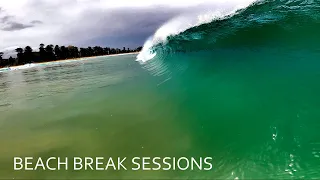 Surfing Sydney Beach Breaks - POV Surf (raw)