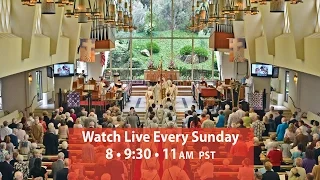 Sunday Worship Services 4-2-17 at First Church San Diego