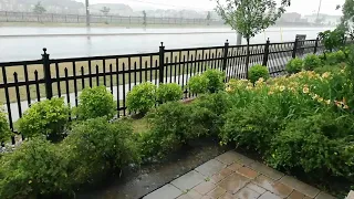 Today's Weather (July 19, 2020) At Brampton, Ontario |Rain Strom at Brampton, Ontario| Wajiha's Vlog