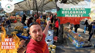 Shopping at the local MARKET | Living in BULGARIA