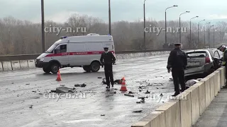 В жутком ДТП на Ильинском мосту Новокузнецка погиб человек