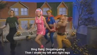 LazyTown - Bing Bang Dingalingaling Live 1999 With English subtitles